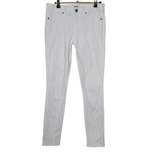 Paige Women Denim Verdugo Ultra Skinny Jean Five Pockets Mid Rise White Sz 29